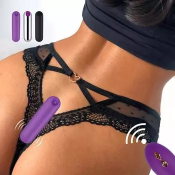 Вибрирующие трусики, 10 функций, беспроводной пульт дистанционного управления, перезаряжаемый вибратор-пуля, ремешок на нижнее белье, вибратор для женщин, секс-игрушка