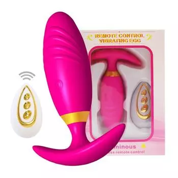 Виброяйцо с дистанционным управлением - носимая игрушка для взрослых пар с анальной пробкой, двойная стимуляция точки G и простаты remote control