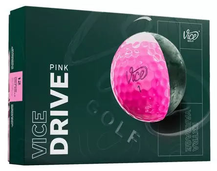 Vice Golf Vice Golf Drive 1 дюжина 12 мячей США прямой импортный продукт модель США гольф мяч для гольфа неоново-розовый розовый
