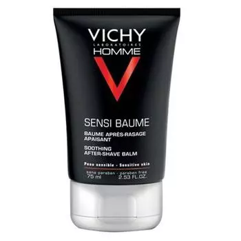 Vichy Homme Sensi Baume Бальзам после бритья 75 мл