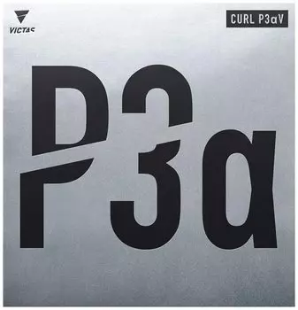 VICTAS Накладка для настольного тенниса Высокозернистая резина Curl CURL Черная 220030 P3V P3V (0020) 1,5 чёрный