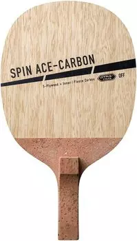 VICTAS ракетка для настольного тенниса SPIN Spin Ace Carbon держатель ручки для Attack Reversible 300022 ACE-CARBON