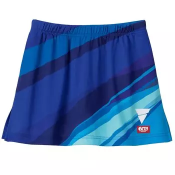 VICTAS Table Tennis Game Skirt Absorbent Quick Drying Blue XS 522112 Officially V-OSK238 Women s (5000) [JTTA Approved] синий