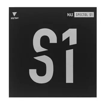 VICTAS Table Tennis Rubber Table Soft Spectrum S1 SPECTOL S1 Black MAX 210010 (0020) чёрный