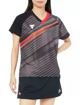VICTAS Table Tennis Shirt Black XL 512103 Women s V-LGS224 чёрный