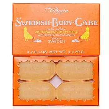 Victoria Egg Body Pack Морошка 70г, 4 упаковки, 1 шт.