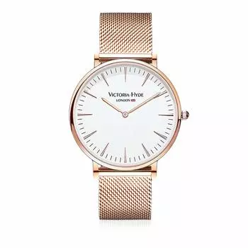 VICTORIA HYDE Easy to Stainless Steel Mesh Day Gift Women Watch, Простые, Женские часы, Читать, Циферблат, Водонепроницаемые, Ремешок, Популярные, Для мам
