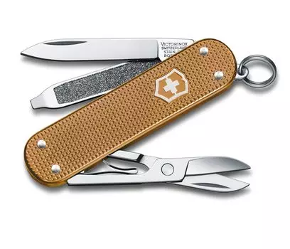 VICTORINOX Classic ALOX Classic Colors Wet Sand Swiss Army Knife Многофункциональный нож Товары для предотвращения стихийных бедствий Подарочные ножницы для кемпинга на открытом воздухе