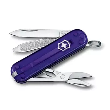 VICTORINOX Classic SD Classic Colors Persian Indigo Swiss Army Knife Многофункциональный нож Товары для предотвращения стихийных бедствий Ножницы для кемпинга на открытом воздухе с
