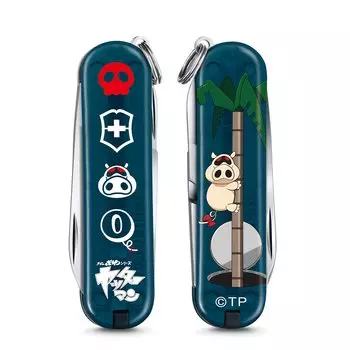 VICTORINOX Classic Yatterman Collection Odate Buta Swiss Army Knife Многофункциональный нож Товары для предотвращения стихийных бедствий Ножницы для кемпинга на открытом воздухе с