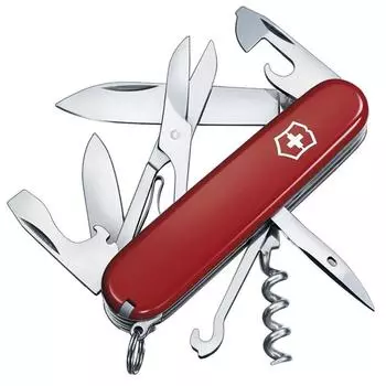 VICTORINOX Climber Red Outdoor Camping Outdoor Multi Tool Multi Tool Emergency Prevention Multi Convenient Compact Scissors Multi Hook