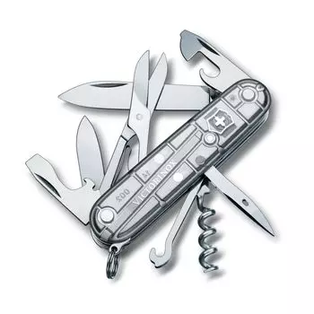 VICTORINOX Climber Silver Tech Swiss Army Knife Многофункциональный нож для походов, скалолазания, ножницы с швейцарским ножом Jutoku с 14