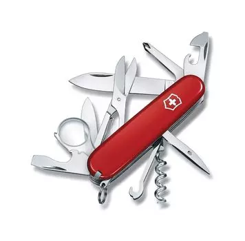 VICTORINOX Explorer швейцарский армейский нож многофункциональный походный походный лупа с крестообразной отверткой швейцарский многофункциональный инструмент с 16 функциями [] серебряный