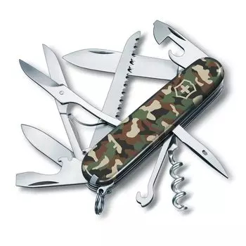 VICTORINOX Huntman Camouflage Swiss Army Knife Многофункциональный нож Товары для предотвращения стихийных бедствий Альпинизм Туризм Кемпинг Ножницы с пилой