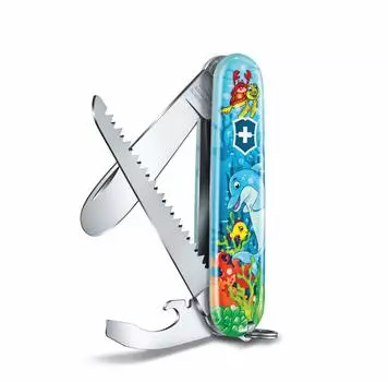 VICTORINOX Мой первый нож Victorinox Animal Edition Dolphin Dolphin для детей и любителей активного отдыха [] 0.2373.E1 синий