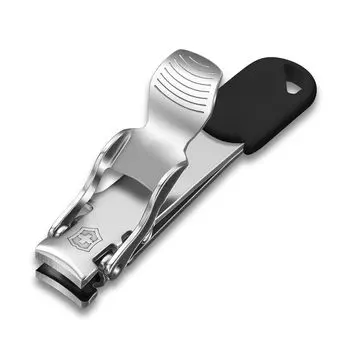 VICTORINOX Nail Clipper Black Nail Clipper Sharp Sharp Swiss Made Stainless Steel Compact [] 8.2050.3B1-X1