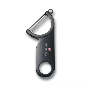 VICTORINOX Potato Peeler for easily peeling vegetables and Includes bud Lightweight ergonomic Dishwasher safe Peeler, fruits, Black, Peeler, remover,