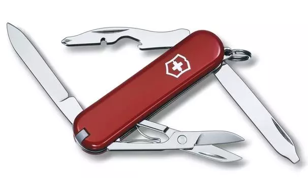 VICTORINOX Rambler Swiss Army Knife Многофункциональный нож для кемпинга и отдыха на природе Магнитная крестовая отвертка с ножницами Сделано в Швейцарии с 10 функциями