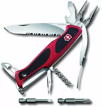 VICTORINOX Ranger Grip 174 W швейцарский армейский нож многофункциональный нож для отдыха на природе своими руками бита волнообразное лезвие большое лезвие с маленькими плоскогубцами швейцарский многофункциональный инструмент