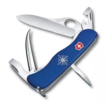 VICTORINOX Skipper Pro Blue Knife Lanyard Shackle Key Оснащенный Marlin Spike Swiss Made Multi Tool с 12 функциями [] 0.8503.2MW синий