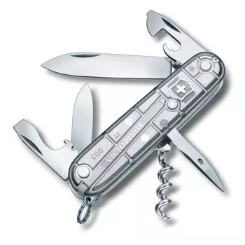 VICTORINOX Spartan Silvertech Swiss Army Knife Многофункциональный нож Товары для предотвращения стихийных бедствий на открытом воздухе Штопор с плоской отверткой Оборудован