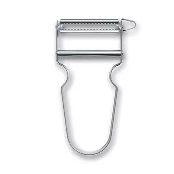 Victorinox STAR Serrated Double Edge Fruit and Vegetable Peeler with Inox Handle