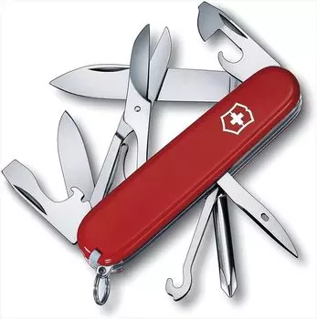 VICTORINOX Super Tinker Red Handle Length 91mm [Used]