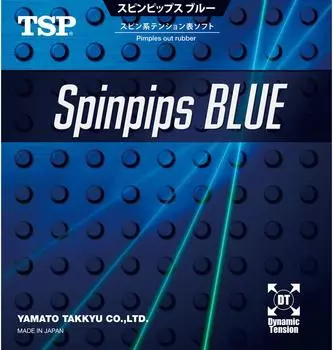 Victus TSP Table Tennis Table Soft Rubber Spin Pips 020842 Blue Black TA Extra Thick (TSP) (0020) чёрный