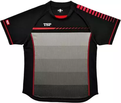 Victus TSP Table Tennis Unisex Game Shirt Gradlayer Shirt 031423 Black 3S (TSP) (0020) чёрный