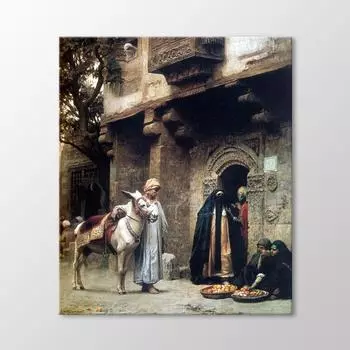 Вид на улицу в Каире 1878 Живопись