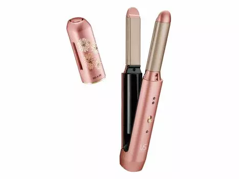 Vidal Sassoon Curl Straight 2WAY утюжок для волос Paul Joe Collaboration беспроводной USB перезаряжаемый совместимый с зарубежными странами розовый & & VSI-1030/PJ