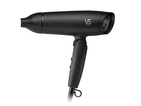 Vidal Sassoon Hair Dryer 3 Level Temperature Adjustment 2 Level Air Volume Adjustment Negative Ion Folding Black VSD-1242/KJ