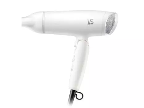 Vidal Sassoon Hair Dryer 3 Level Temperature Adjustment 2 Level Air Volume Adjustment Negative Ion Foldable White VSD-1242/WJ