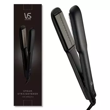 Vidal Sassoon Hair Large Steam 5 уровней температуры Высокотемпературный вьющийся черный утюжок, объем, прямой, регулировка, укладка, волосы, салон,