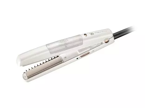 Vidal Sassoon Straight Hair Iron Magic Shine Steam Mini Size with Portable Pouch White VSS-3020/WJ