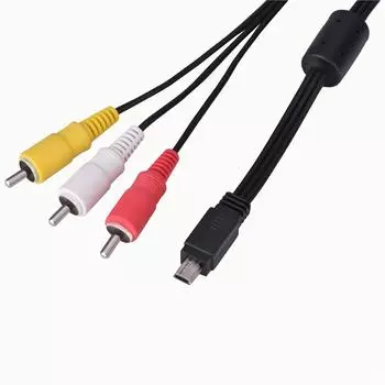 Видео-аудио AV-кабель Mini USB к 3 RCA для камеры Canon IXUS 990 IS 980 IS 970 IS 870 IS 200