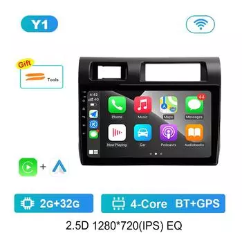 Видео Мультимедийный Плеер для Toyota Land Cruiser LC 70 Серии 2007 - 2020 Android Авто WiFi+4G GPS IPS Экран Головное Устройство DSP Стерео