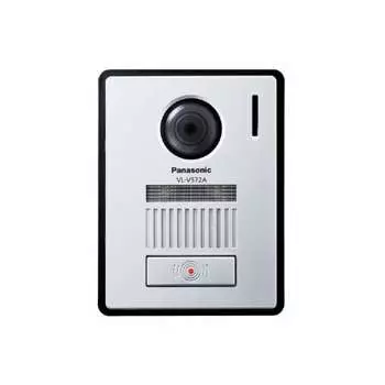 Видеодомофон Panasonic с камерой входного блока (оснащен широкоугольным объективом и светодиодной подсветкой) VL-V572AL-S