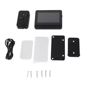 Видеодомофон с камерой 4,3 дюйма, четким дисплеем, беспроводной домофон, 8 МП, 1080P HD, широкий угол обзора 170 градусов