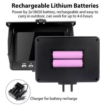 Видеокамера для осмотра труб 20M IP68 Водонепроницаемая система камер для осмотра канализационных труб 1080P 20m