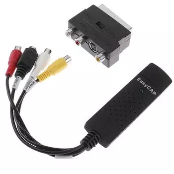 Видеокассеты VHS в DVD Конвертация Оцифровка USB-адаптер ПК Ноутбук