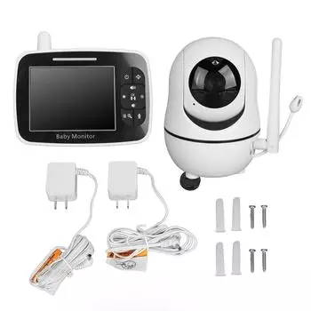 Видеоняня 3. Дюймовая камера ночного видения с двухсторонней связью, многофункциональная для помещений