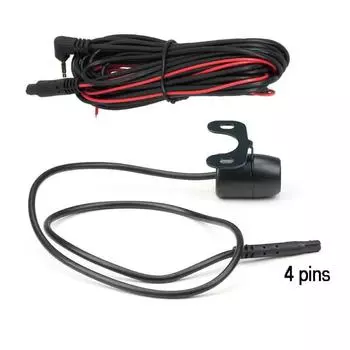 Видеорегистратор камера заднего вида 4 отверстия автомобильная навигация бабочка изображение заднего вида инфракрасное ночное видение водонепроницаемый