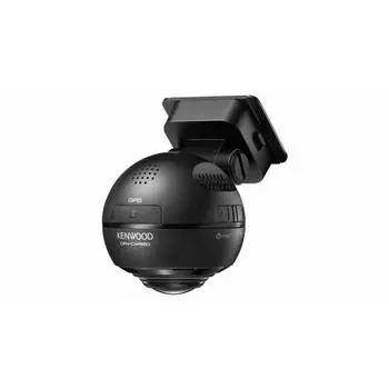 Видеорегистратор KENWOOD для наружного использования DRV-CW560-K Совместим с 360° съемкой, записью видеонаблюдения за парковкой, оснащен беспроводной локальной сетью, в комплекте карта microSDHC