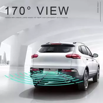 Видеорегистратор с обратным изображением, 4-контактный, 1080P HD, водонепроницаемая широкоугольная камера заднего вида, полноэкранный потоковый медиарегистратор