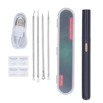 Видимый инструмент для удаления черных точек HD-камера Набор инструментов для удаления прыщей Очиститель пор