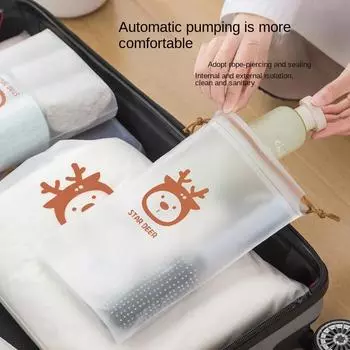 Видимый органайзер для обуви, утолщенный нетканый пылезащитный мешок для хранения на шнурке, дорожный чехол для одежды, сумки для хранения сумок L