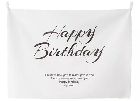 VIEAURA С ДНЕМ РОЖДЕНИЯ День рождения Украшение Фон Декор Стены Украшение Простой Гобелен Интерьер