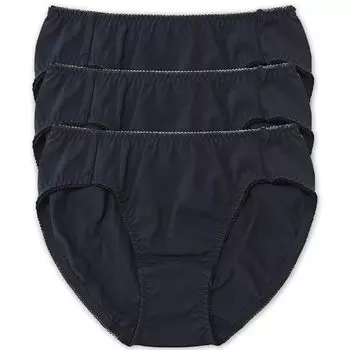 VieCet Cotton Blend Black Medium Women s Panties, 3-Pack, (WS0017-M-BK3-Pack)