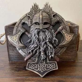 Viking Decor Жуткая голова Декоративная настенная черепа Головной декор